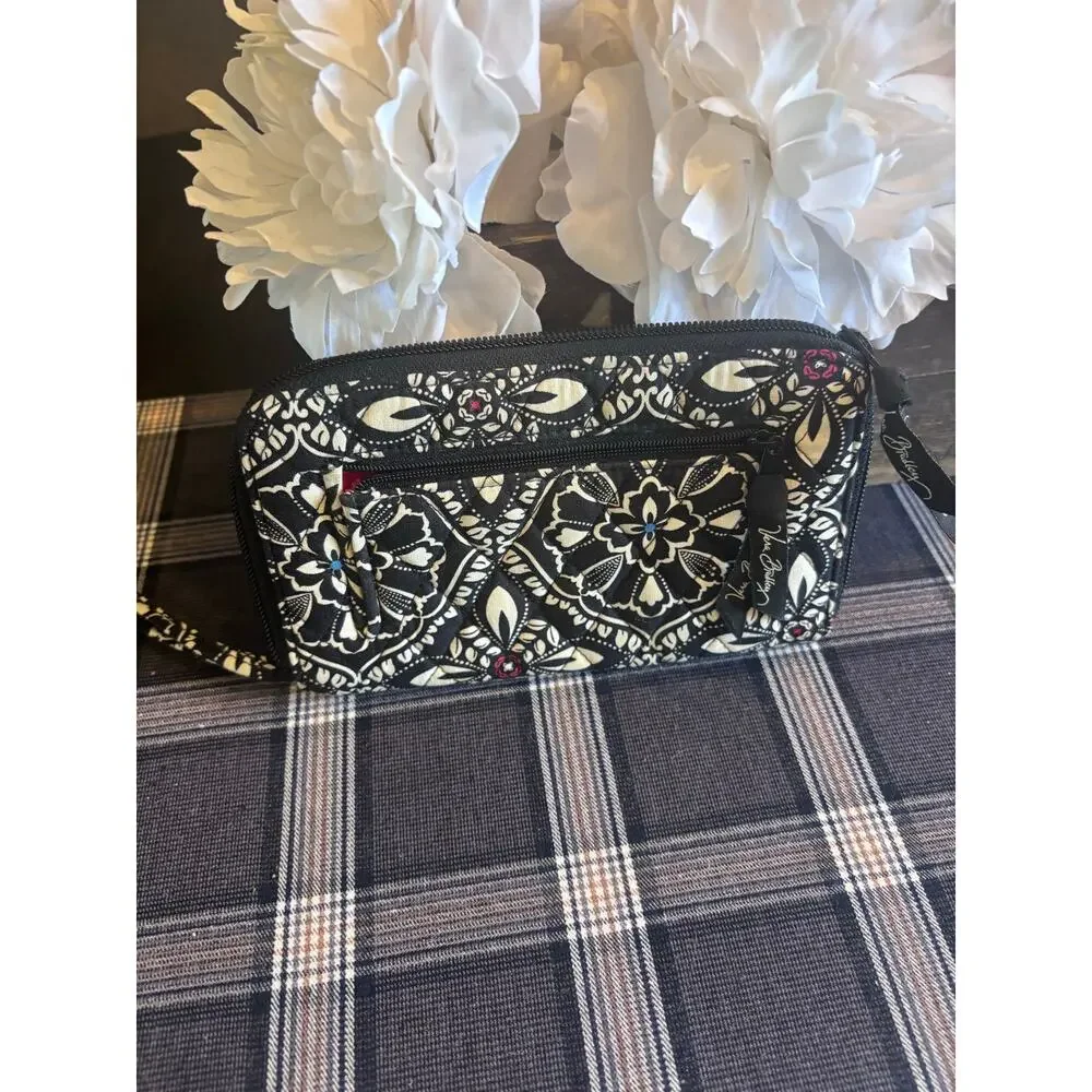 Vera Bradley All-In-One or Zip-Around Wallet -Retired Barcelona pattern